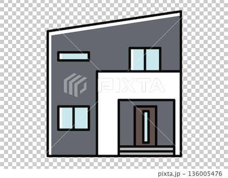 戸建住宅2階建て③_カラー 136005476