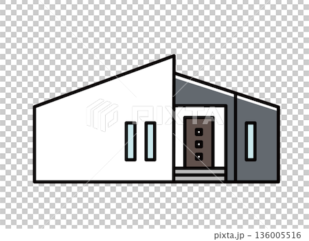戸建住宅平屋②_カラー 戸建住宅平屋②_カラー 136005516