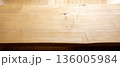 食卓のテーブル　木目　天板 136005984
