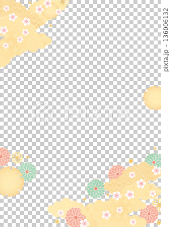 Background 2026-Japanese Cherry Blossom Pattern 8 136006132