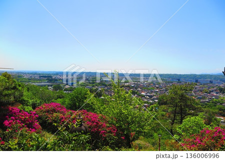 高台から見た街の風景3 高台から見た街の風景3 136006996