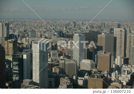 東京タワーから見た風景3 東京タワーから見た風景3 136007210
