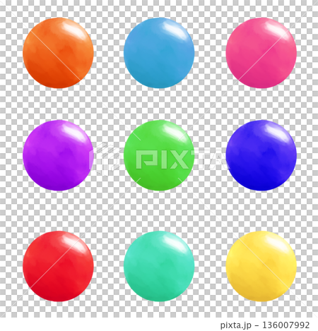 彩色球體 136007992