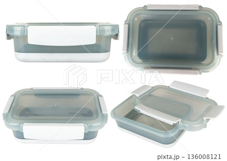 Tupperware Transparent isolated on white background 136008121