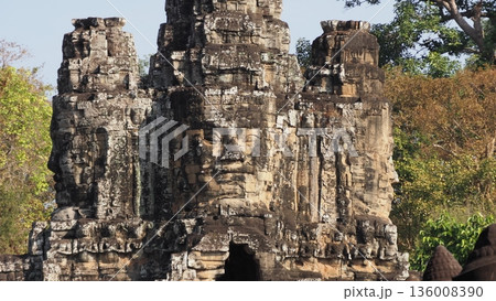 カンボジア アンコールトム 南大門 カンボジア アンコールトム 南大門 136008390