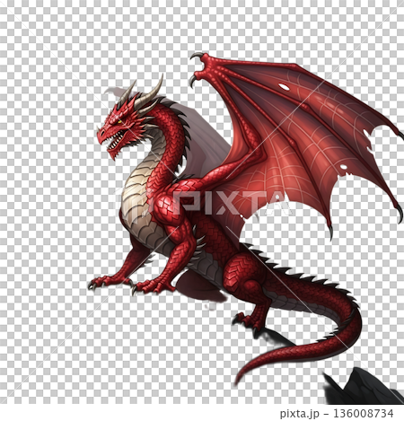 illustration of a dragon 136008734