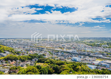 豊橋市の街並み(愛知県) 豊橋市の街並み(愛知県) 136008754
