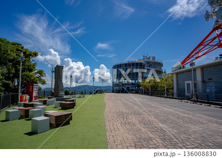 稲佐山山頂展望台の風景(長崎市) 稲佐山山頂展望台の風景(長崎市) 136008830