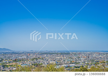 豊橋市の街並み(愛知県) 136008888