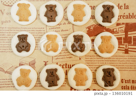 マシュマロで作った手作りクッキー 136010191