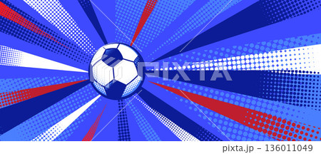 Abstract Soccer Ball Motion Background with Dynamic Geometric Shapes Abstract Soccer Ball Motion Background with Dynamic Geometric Shapes 136011049