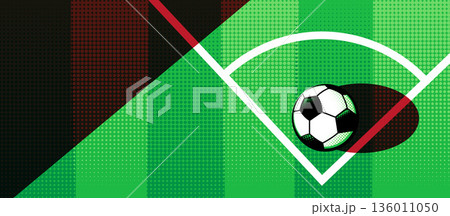 Abstract Soccer Ball Motion Background with Dynamic Geometric Shapes Abstract Soccer Ball Motion Background with Dynamic Geometric Shapes 136011050