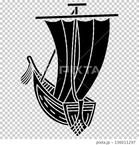 家紋です。帆掛け船といいます。 136011297