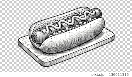 ホットドッグ 136011516