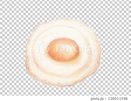 Fried egg 136011596