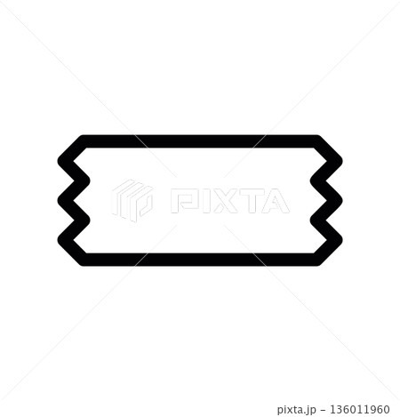 A minimal flat design icon with a modern look blank tag A minimal flat design icon with a modern look blank tag 136011960