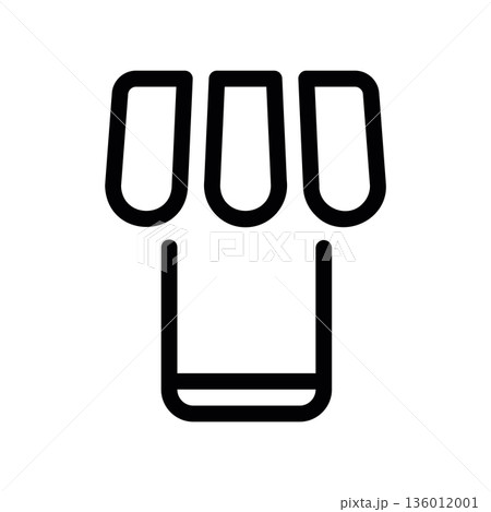 A minimal flat design icon with a modern look mini market hall 136012001
