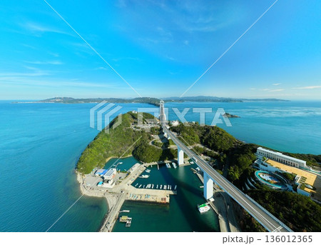 大鳴門橋　空撮 136012365