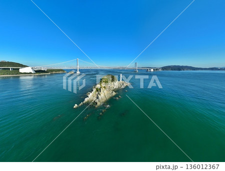 大鳴門橋　空撮 136012367