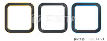 Set of Airport luggage conveyor belt from baggage claim area on white background. Set of Airport luggage conveyor belt from baggage claim area on white background. 136013121