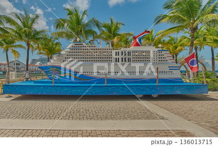 Cozumel, Mexico-December 16 2025:Cozumel is a major Caribbean cruise hub with three main terminals. It is one of the busiest ports in Mexico 136013715