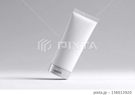 Cosmetic Tube Blank Background. This item was created from the Blender 3D application with a high resolution of 4500x3000px, 300 DPI. Cosmetic Tube Blank Background. This item was created from the Blender 3D application with a high resolution of 4500x3000px, 300 DPI. 136013920