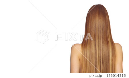 Stylish Woman With Shiny Hair, Sophisticated Image Showcasing Lady With Luminous And Glossy Hair, Elegant Photographic Depiction Of Glamorous Lady Possessing Shimmering And Lustrous Hair Strands 136014516