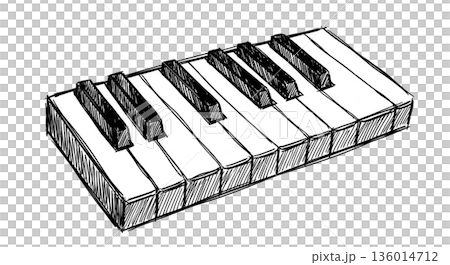 鋼琴鍵（部分） 136014712