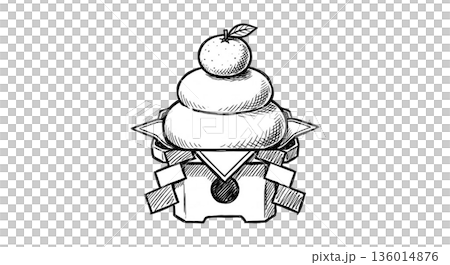 正月：鏡餅 136014876