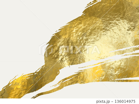 Vector White and Gold Design illustration Vector White and Gold Design illustration 136014975