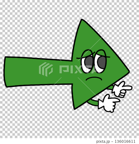 綠箭俠，臉上帶著憂慮的表情 136016611