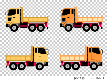 Large dump truck set 136016631