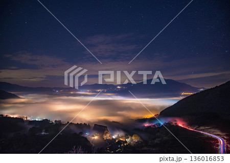 狭霧台から望む雲海 136016853