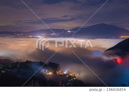 狭霧台から望む雲海 136016854