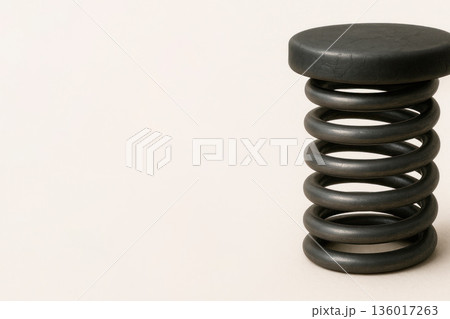 A chair in the form of a powerful spring. A chair in the form of a powerful spring. 136017263
