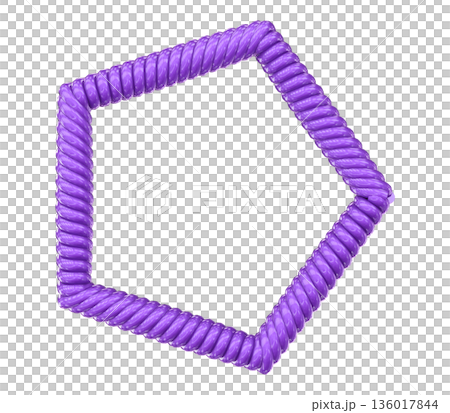 purple ribbon isolated on white 136017844