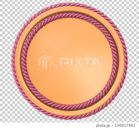a rope isolated on white background 136017861