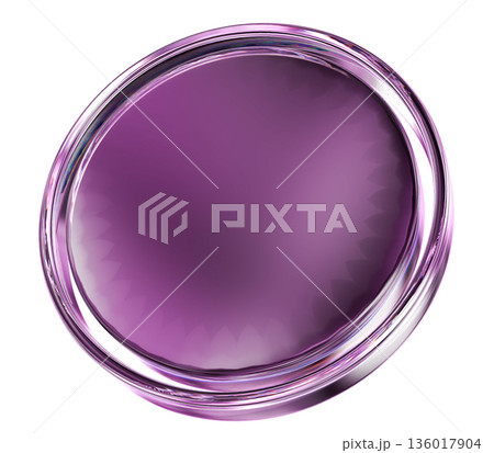set of round glass circles 136017904