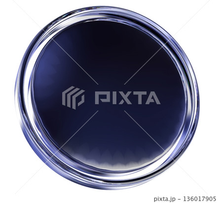 blue nail polish isolated on white 136017905