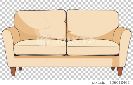 二人掛けソファー 136018462