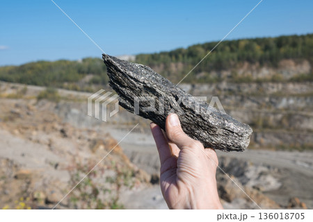 Rugged Terrain with Graphite Deposit, Mineral Production, and Stunning Stone Formations Rugged Terrain with Graphite Deposit, Mineral Production, and Stunning Stone Formations 136018705