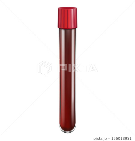 Test Tubes With Blood Samples Isolated On A White Background. Realistic 3D Vector Illustration. Hematology. Creative Medical Concept Test Tubes With Blood Samples Isolated On A White Background. Realistic 3D Vector Illustration. Hematology. Creative Medical Concept 136018951