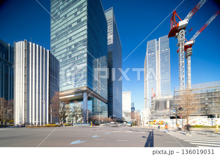 東京2026・東京駅 八重洲再開発進行中 シフトレンズ撮影 東京2026・東京駅 八重洲再開発進行中 シフトレンズ撮影 136019031