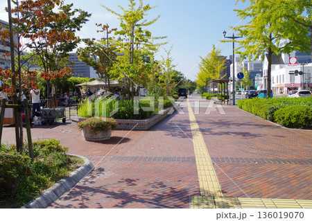 呉市蔵本通り歩道の景色 136019070