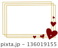 バレンタインに使えそうな背景3 136019155