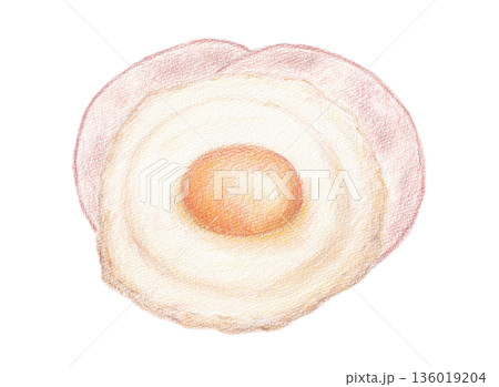 ハムエッグ 136019204