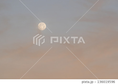Sky with moon Sky with moon 136019596