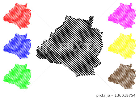 Oldenzaal municipality (Kingdom of the Netherlands, Holland, Overijssel or Oaverysel province) map vector illustration, scribble sketch map Oldenzaal municipality (Kingdom of the Netherlands, Holland, Overijssel or Oaverysel province) map vector illustration, scribble sketch map 136019754