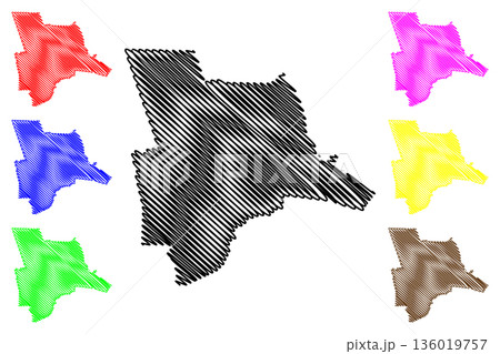Ommen municipality (Kingdom of the Netherlands, Holland, Overijssel or Oaverysel province) map vector illustration, scribble sketch map Ommen municipality (Kingdom of the Netherlands, Holland, Overijssel or Oaverysel province) map vector illustration, scribble sketch map 136019757