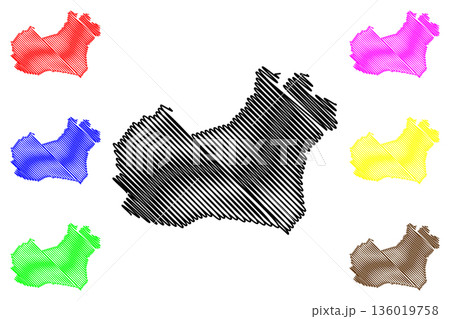 Oost Gelre municipality (Kingdom of the Netherlands, Holland, Gelderland or Guelders province) map vector illustration, scribble sketch Oost Gelre map Oost Gelre municipality (Kingdom of the Netherlands, Holland, Gelderland or Guelders province) map vector illustration, scribble sketch Oost Gelre map 136019758